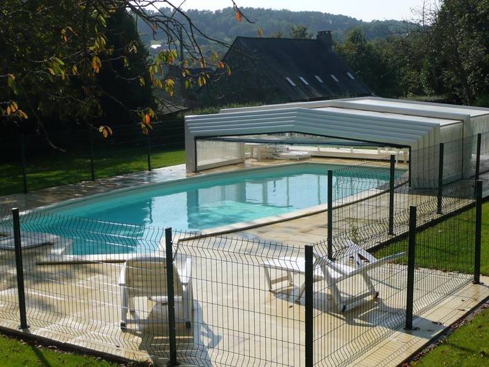 Location de vacances pour 8 personnes, avec vue ainsi que piscine et jardin à Saint-Gravé - 2