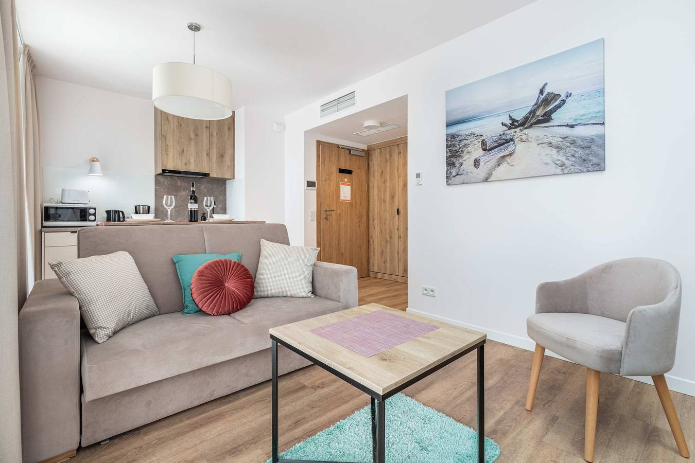 Cały apartament wypoczynkowy, Apartament wakacyjny dla 2 osób z ogród in Mielno, Powiat koszaliński