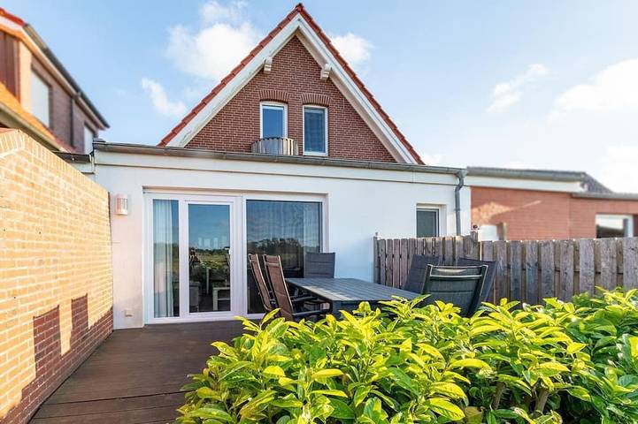 Ferienhaus für 6 Personen, mit Terrasse und Garten sowie Sauna, mit Haustier auf Borkum
