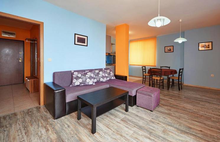 Apartament wakacyjny dla 6 osób, z Balkon i Taras oraz Widok w Pomorie
