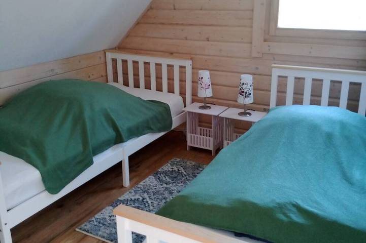 Blockbohlenhaus \"Steiner Lodge\" in Steinen (Westerwald), Westerwald