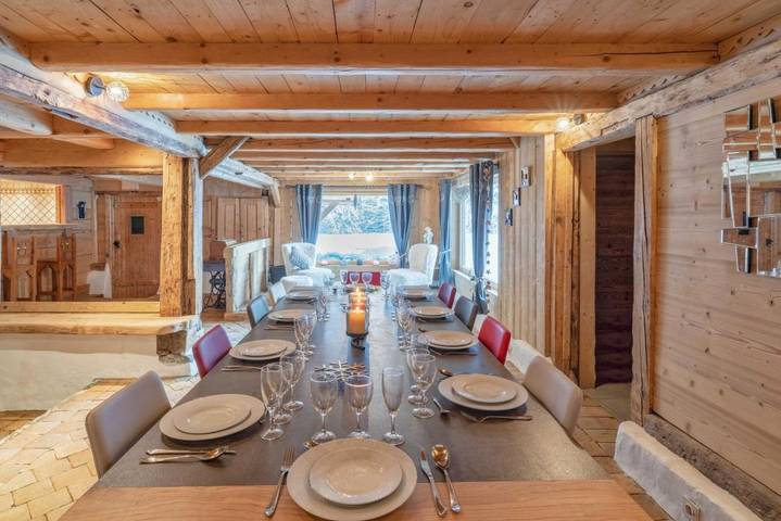 Gîte pour 15 personnes, avec vue sur le lac ainsi que jardin et vue à Magland - 4