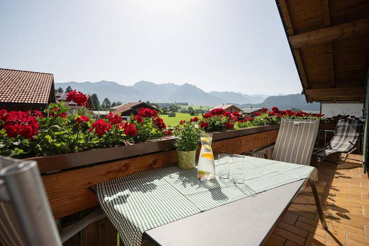 Vakantieappartement voor 4 personen, with balkon and sauna as well as whirlpool in de Alpen