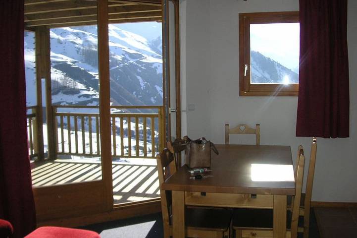 Ganze Wohnung, 3-Zimmer-Wohnung warm, klar und ausgestattet in Orcières, Nationalpark Écrins
