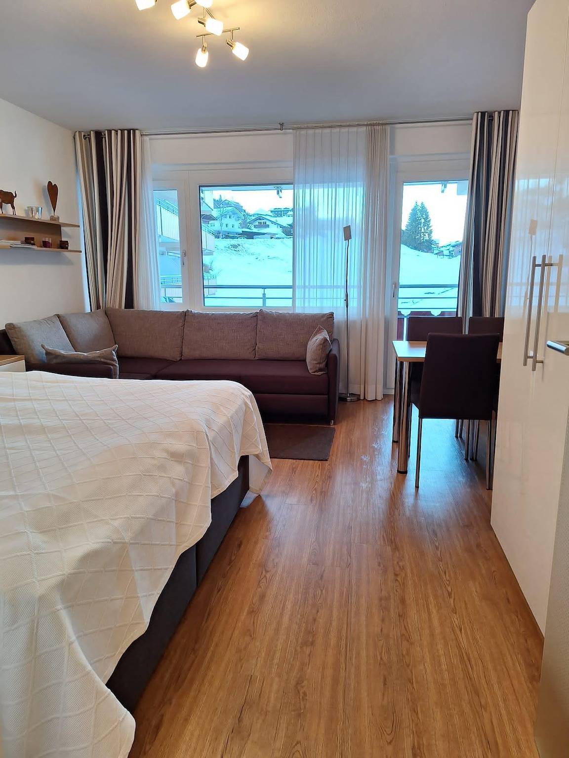 Appartement de vacances entier, Appartement/Fewo, Dusche, Wc, 1 Schlafraum in Mittelberg, Kleinwalsertal