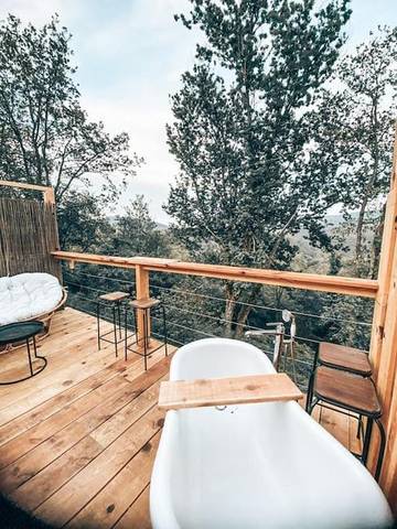 Gîte pour 2 personnes, avec terrasse et vue à Murato