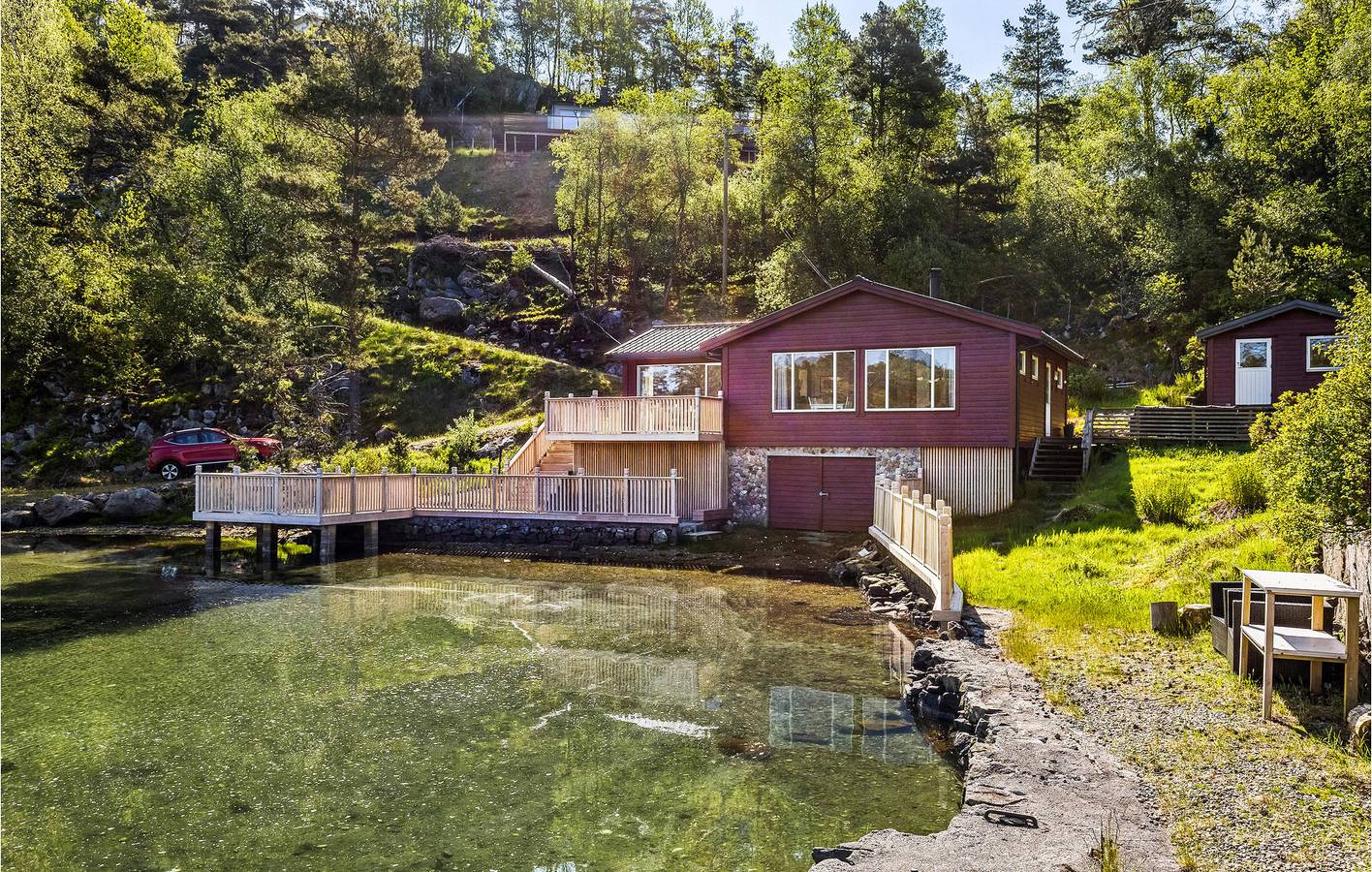 Ferienhaus für 7 Personen mit Terrasse in Sveio