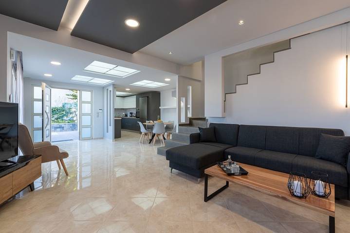 Villa für 14 Personen, mit Balkon und Garten, kinderfreundlich auf Kreta - 4