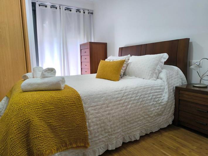 Gîte pour 4 personnes, avec balcon et vue à A Cañiza