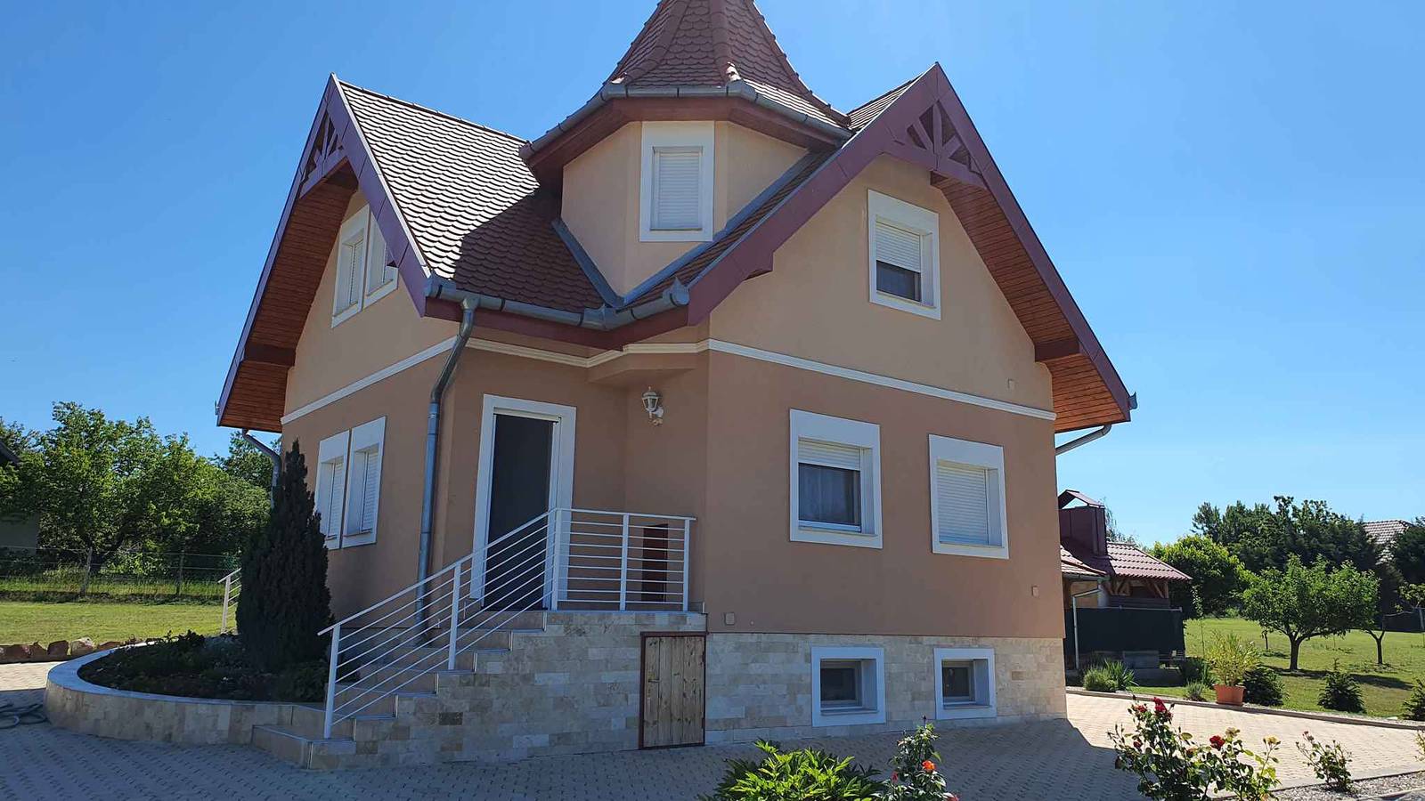 Ferienhaus mit Panorama blick und Pool in Siofok, Siófok und Umgebung