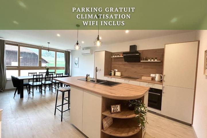 Appartement de vacances pour 8 personnes, avec Vue