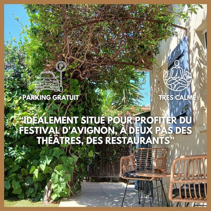 Maison d’hôte pour 2 personnes, avec jardin ainsi que vue et terrasse