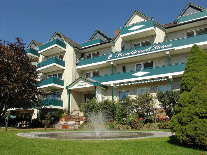 Ferienwohnung für 2 Personen, mit Balkon und Garten sowie Sauna und Seeblick in Büsum