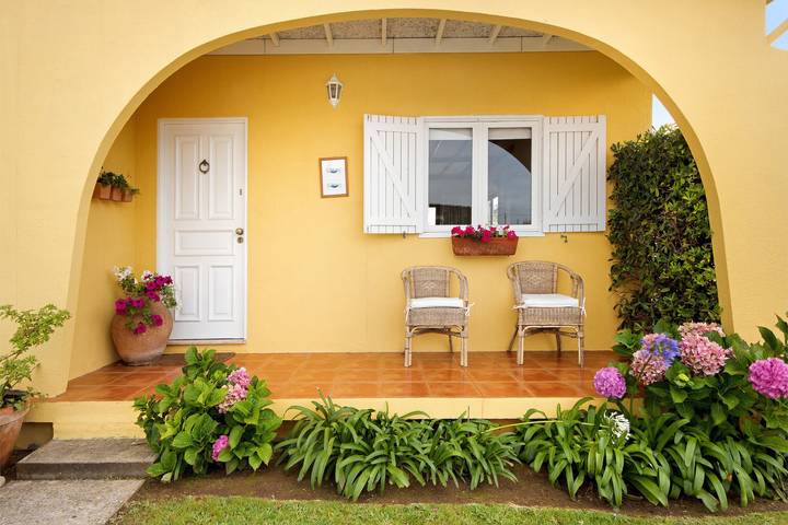 Apartamento para 6 personas, con jardín en Torreira