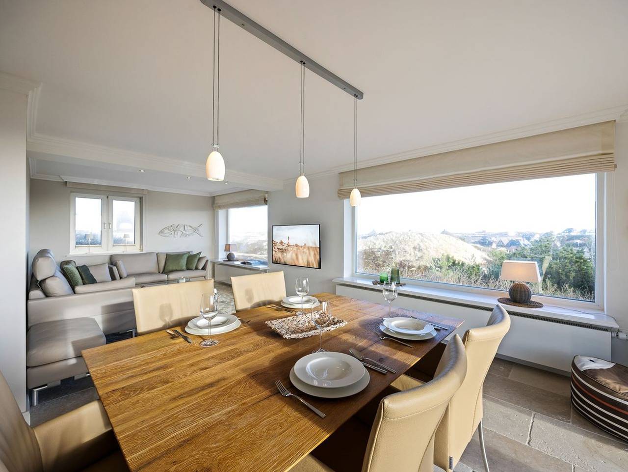 Haus Sonnenland - "Traumhaftes Ferienhaus unter Reet mit Meerblick" in Hörnum, Sylt