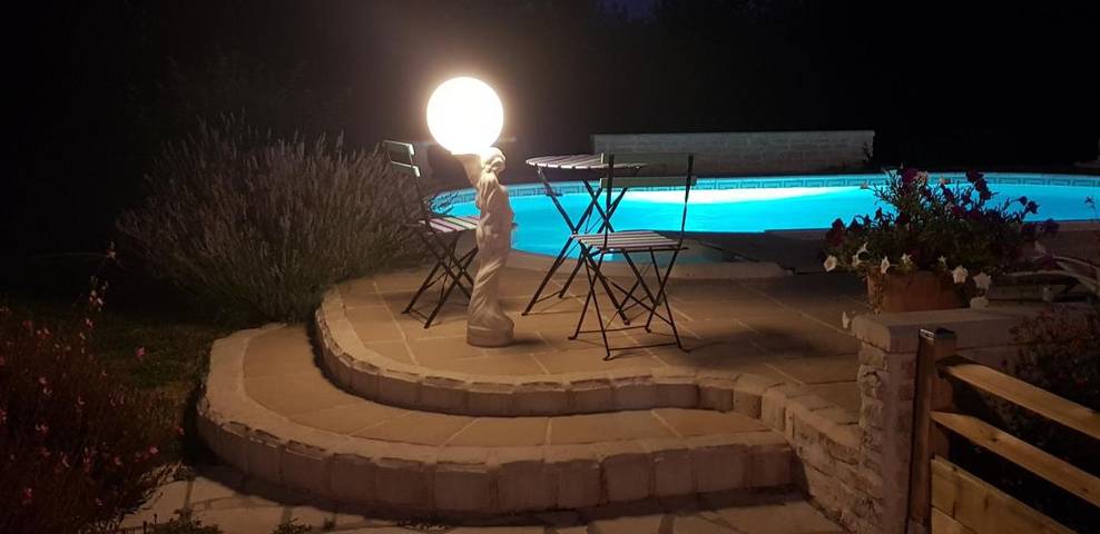 Location de vacances pour 2 personnes, avec jardin et sauna ainsi que piscine et jacuzzi à Bussac-Forêt - 3