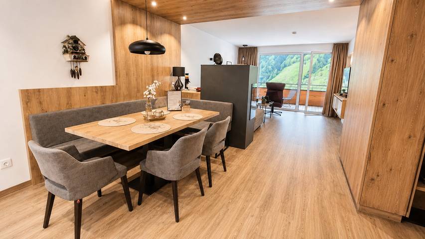 Ferienwohnung für 2 Personen, mit Balkon und Terrasse sowie Sauna in Damüls - 4
