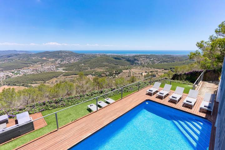 Villa El Mirador in Canyelles (Barcelona), Garraf