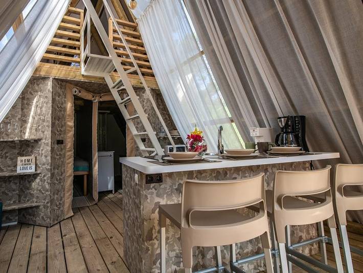 Zelt für 4 Personen, mit Sauna, kinderfreundlich in Kroatien - 4