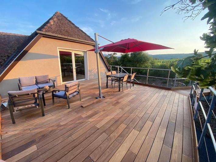Appartement de vacances pour 4 personnes, avec Terrasse et Vue