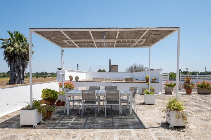 Agriturismo per 9 persone, con balcone in Salento