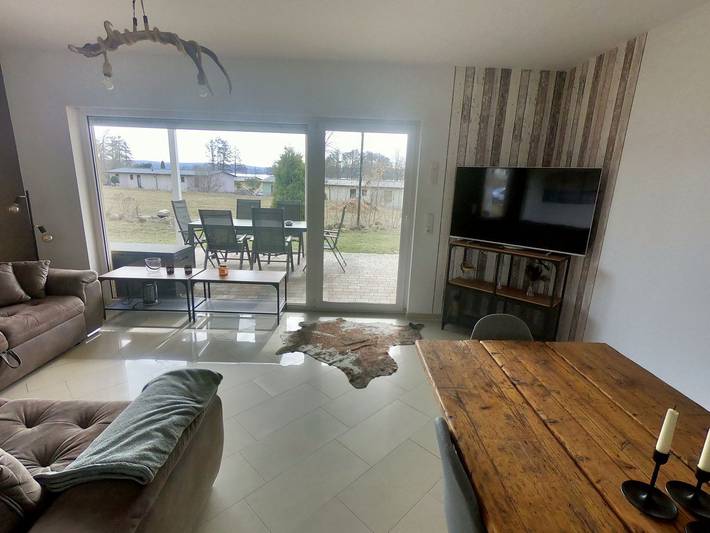 Ferienhaus für 4 Personen, mit Balkon und Terrasse sowie Garten und Seeblick in Warin - 2