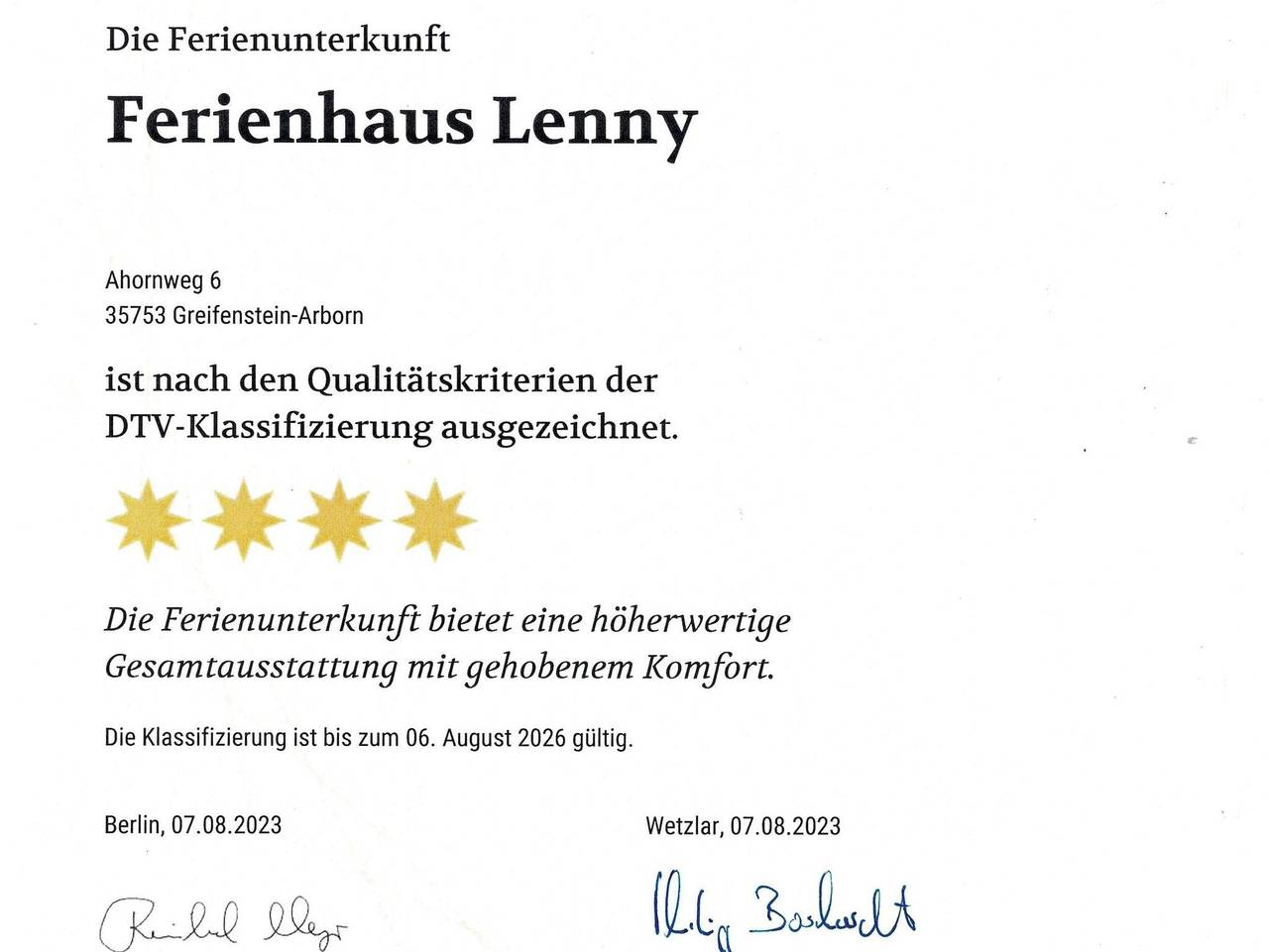 Ferienhaus Lenny Arborn - 2-Bettwohnung in Greifenstein, Lahn-Dill-Kreis