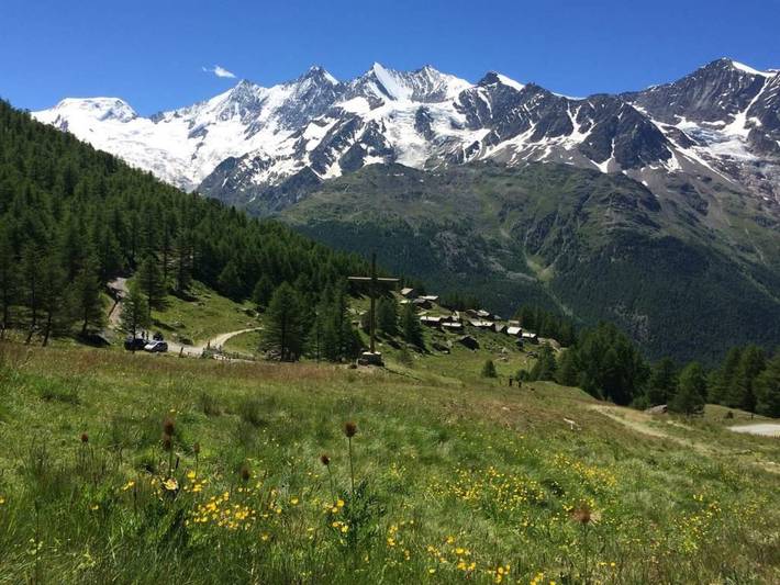 Ferienwohnung für 4 Personen, mit Balkon in Saas-Grund - 4