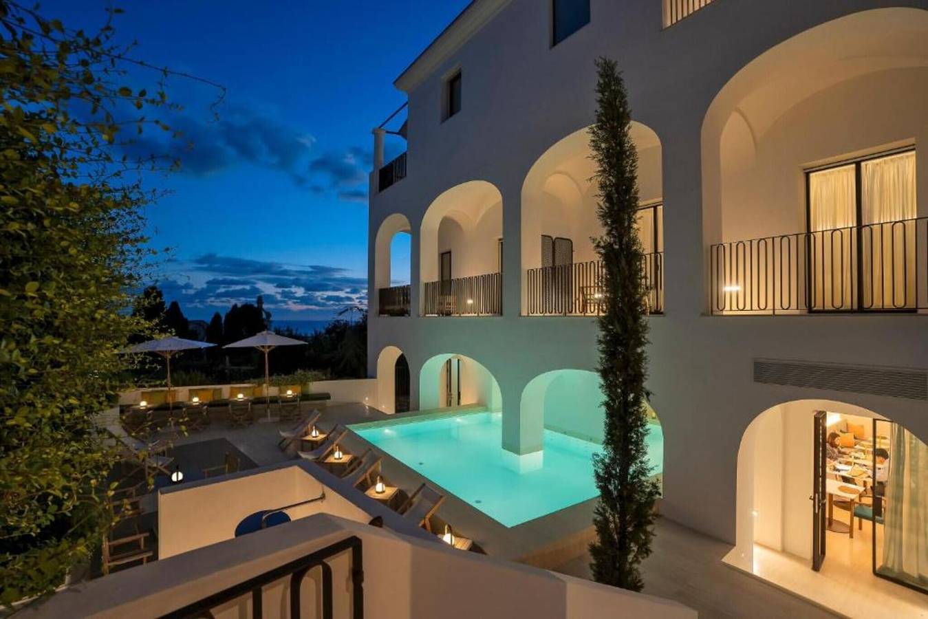 Ganze Wohnung, Apartment 'Certosa White' mit Meerblick, Wlan und Klimaanlage in Capri, Neapel Provinz