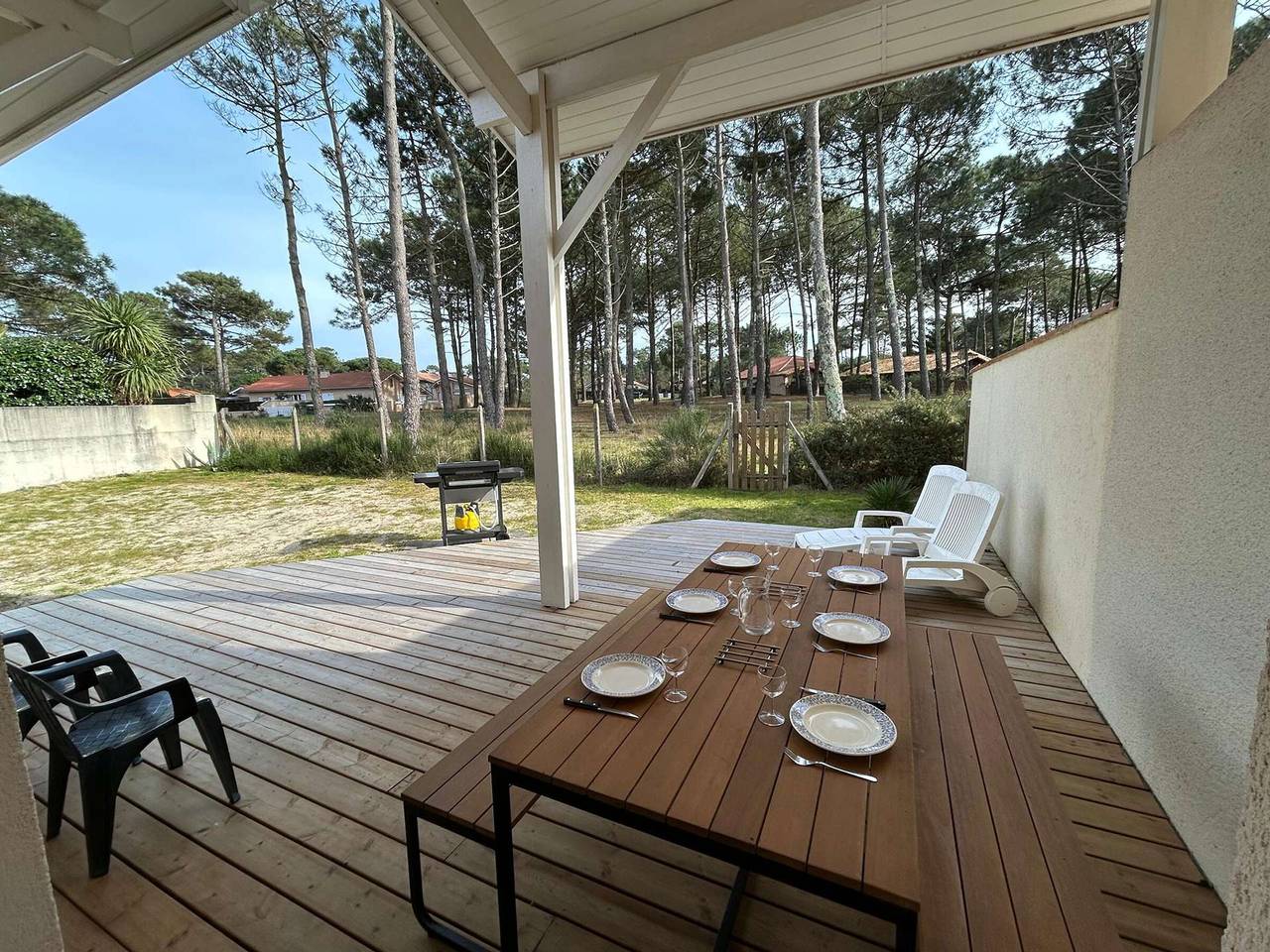 Helle Villa in Strandnähe für 8 Personen in Biscarrosse Plage, Biscarrosse