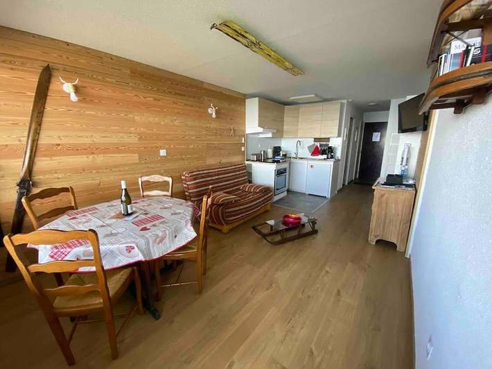 Gîte pour 4 personnes, avec balcon et vue dans Le Collet d'Allevard