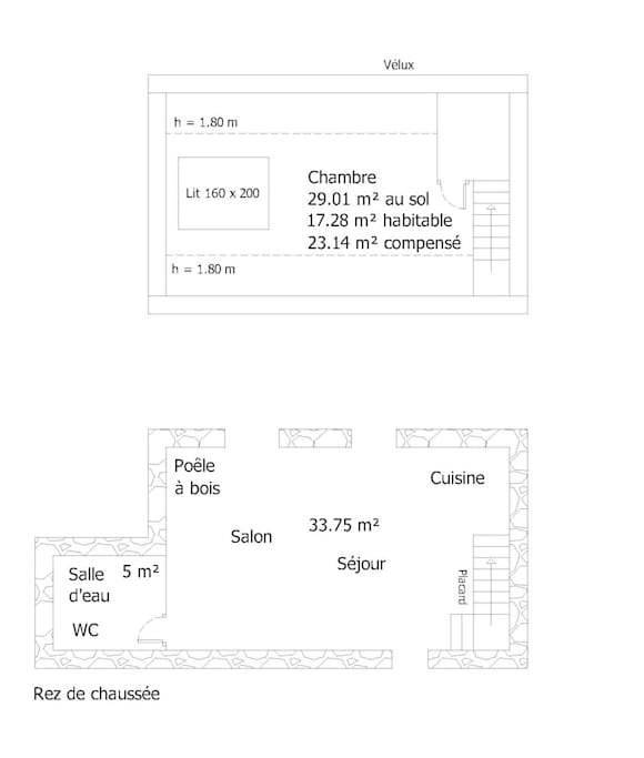 Location de vacances pour 3 personnes, avec jardin et vue à Pouldergat - 3