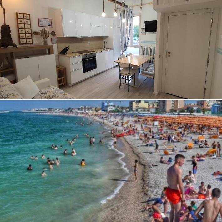 Ferienwohnung für 6 Personen, mit Terrasse in Fano