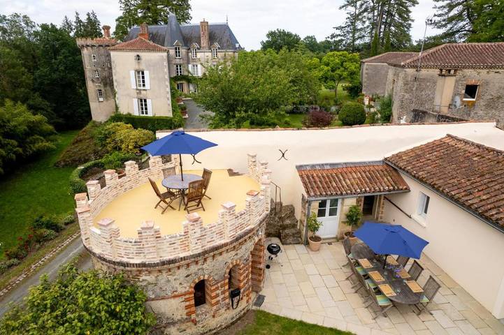 Maison de vacances pour 6 personnes, avec Balcon et Terrasse ainsi que Piscine et Vue