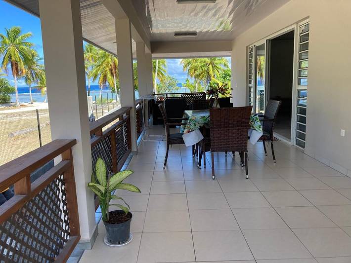 Location de vacances pour 3 personnes, avec jardin ainsi que vue et terrasse dans Tikehau - 4