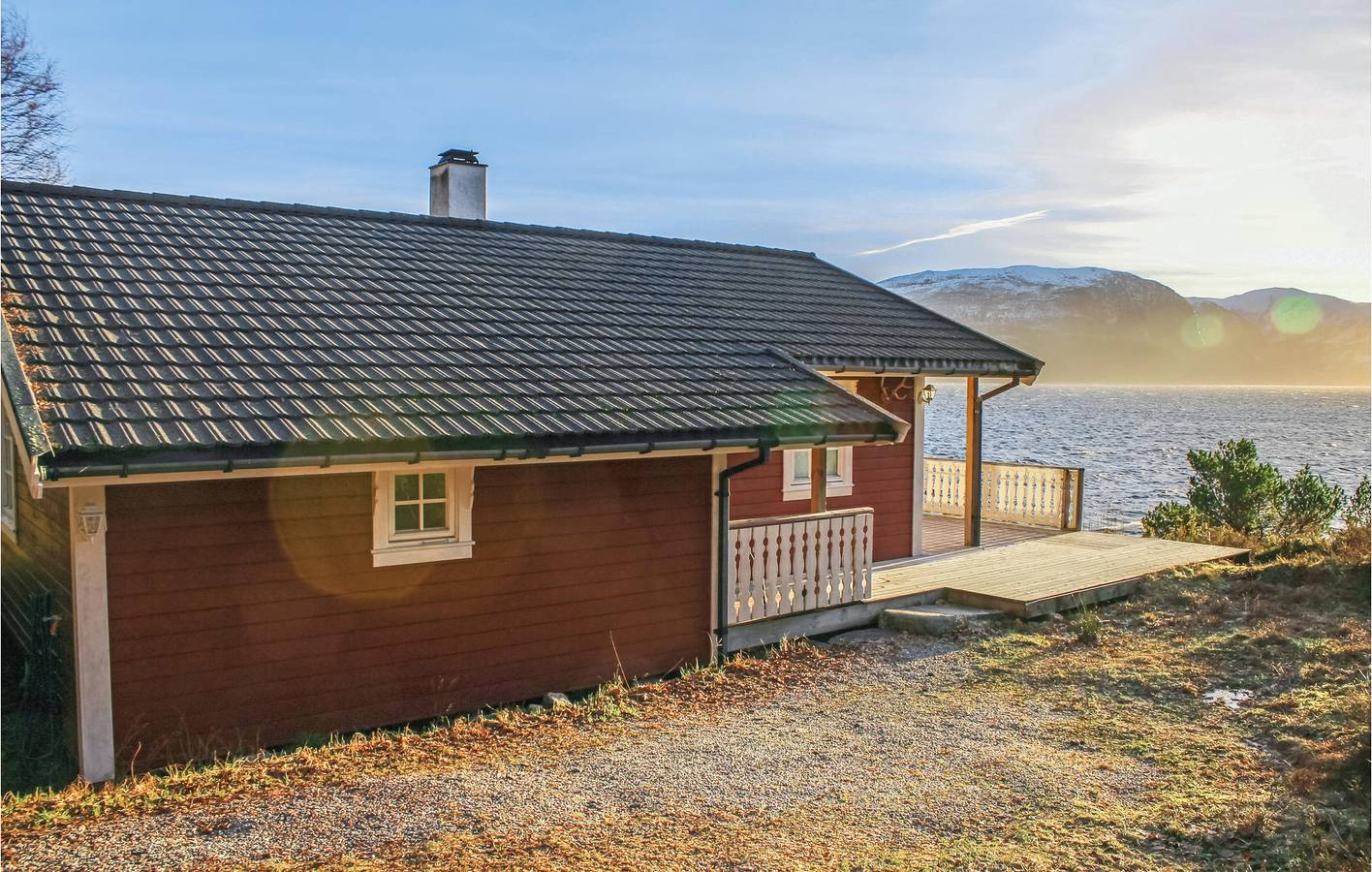 Ferienhaus für 6 Personen mit Terrasse in Sognefjord