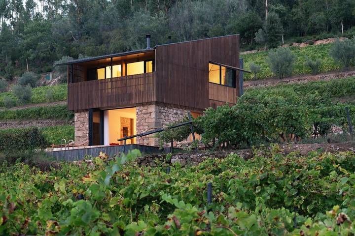 Casa de férias para 8 pessoas, com piscina e vista para o lago e ainda jardim, com animais de estimação em Lamego