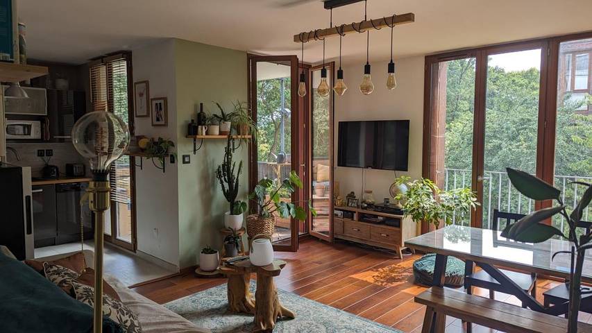 Gîte pour 2 personnes, avec balcon à Saint-Jacques-de-la-Lande