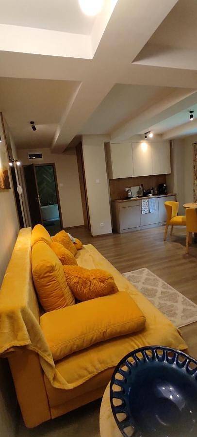 Apartament wakacyjny dla 4 osób, z Balkon i Taras oraz Widok w Porąbka