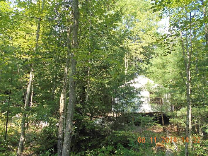 Log cabin for 5 people, with terrace, with pets in New Hampshire
