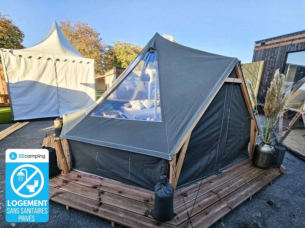 Zecamping 2* pataugeoire piscine chiens acceptés locatif 20m2 4 pers in Fenouillet, Parc naturel régional Corbières-Fenouillèdes