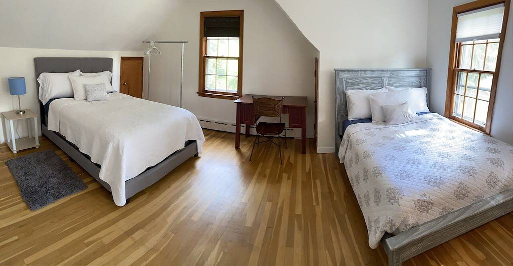 Modernes Kap im Stadtzentrum gelegener Mystiker in Mystic, Connecticut