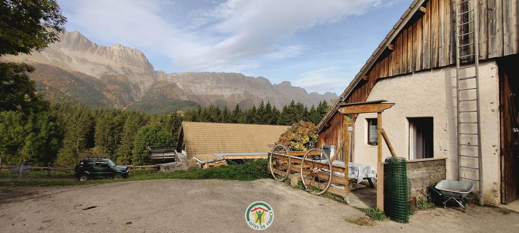 Gîte pour 3 personnes, avec Terrasse et Vue