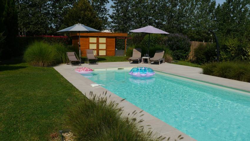 Gîte pour 6 personnes, avec piscine à Saint-Martin-de-Gurson - 4