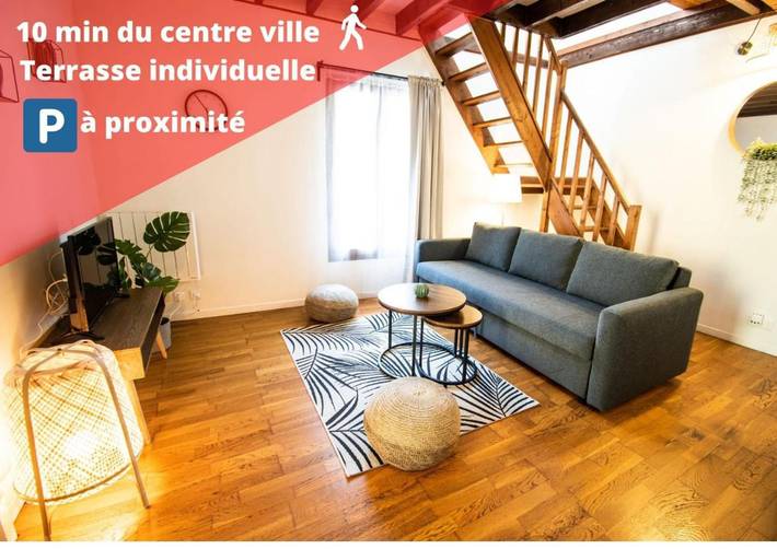 Gîte pour 4 personnes, avec terrasse à Pontoise - 2