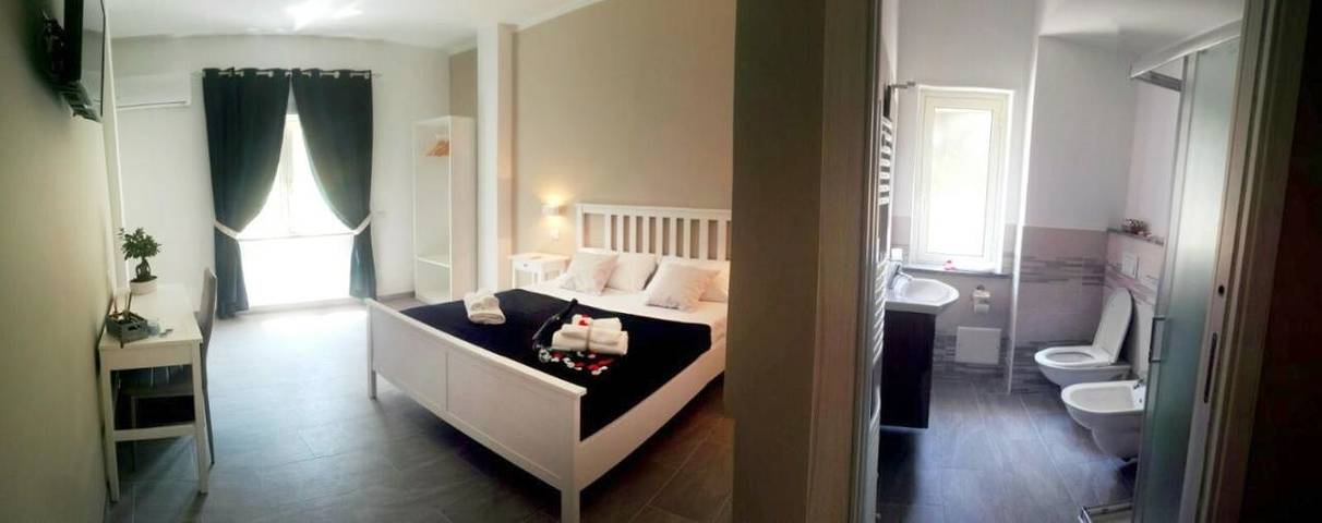 Ferienwohnung für 3 Personen, mit Garten