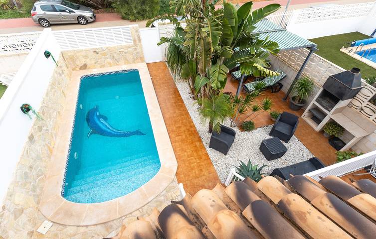 Apartamento con terraza junto a la piscina a 500 m de la playa in Cartagena, Costa Cálida