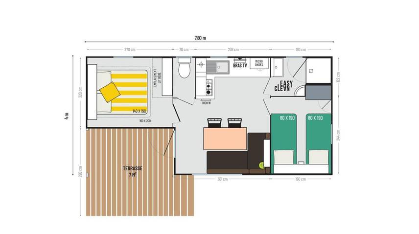 Chalet pour 4 personnes, avec vue et jardin dans Luxembourg - 3