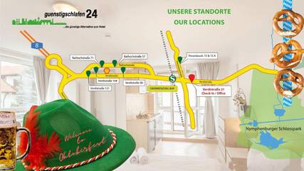 Maison d’hôte pour 3 personnes, avec jardin à Munich