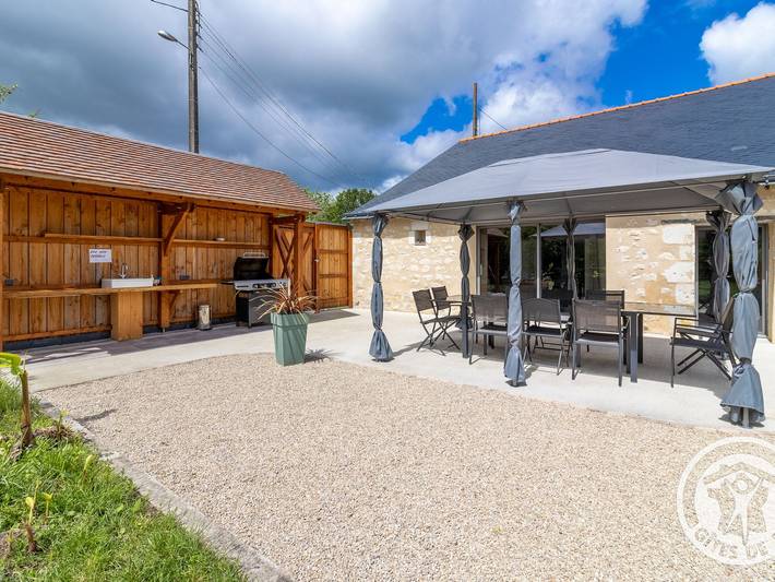Gîte pour 11 personnes, avec Terrasse et Jardin